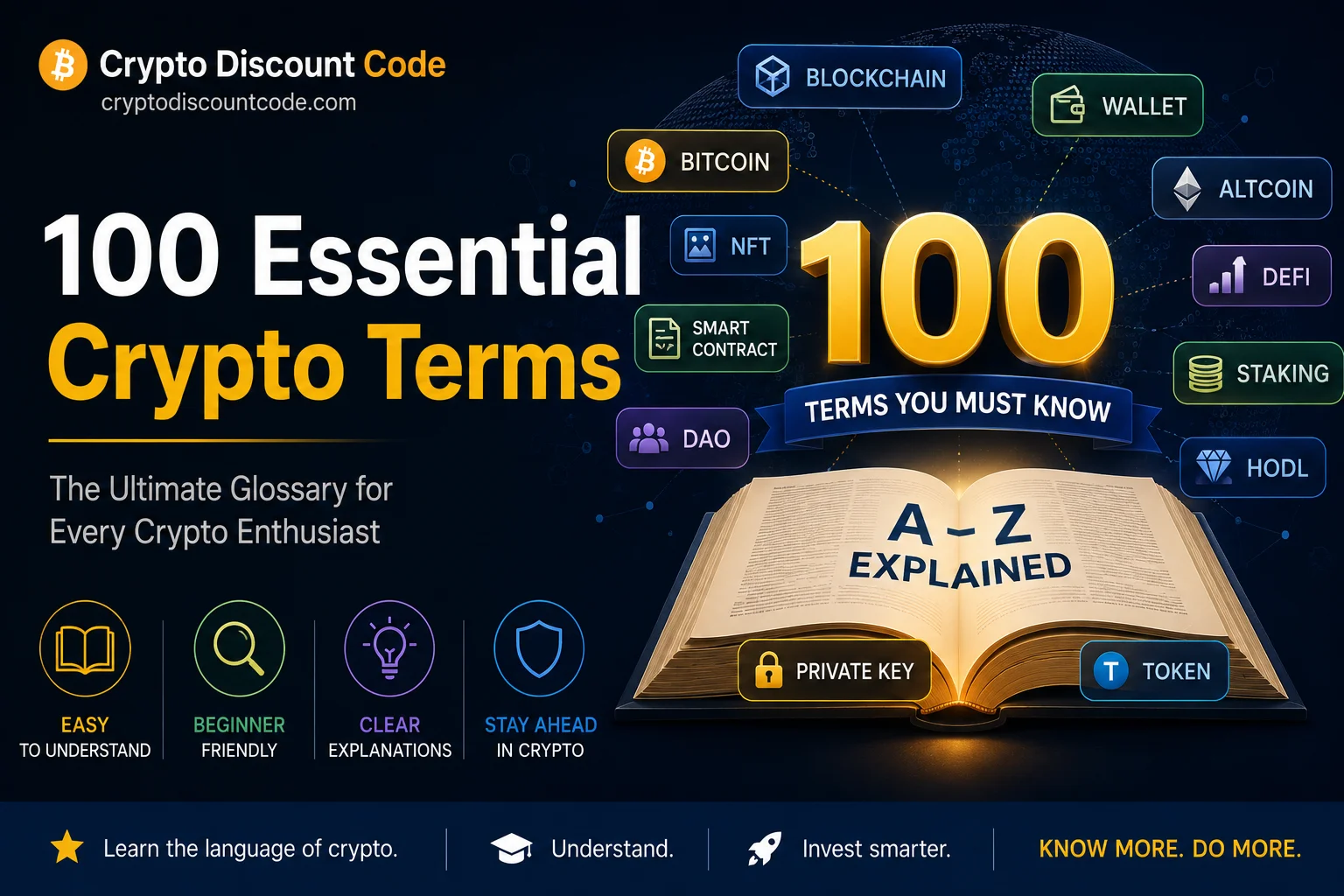 Crypto Terms 100 essential cryptocurrency glossary